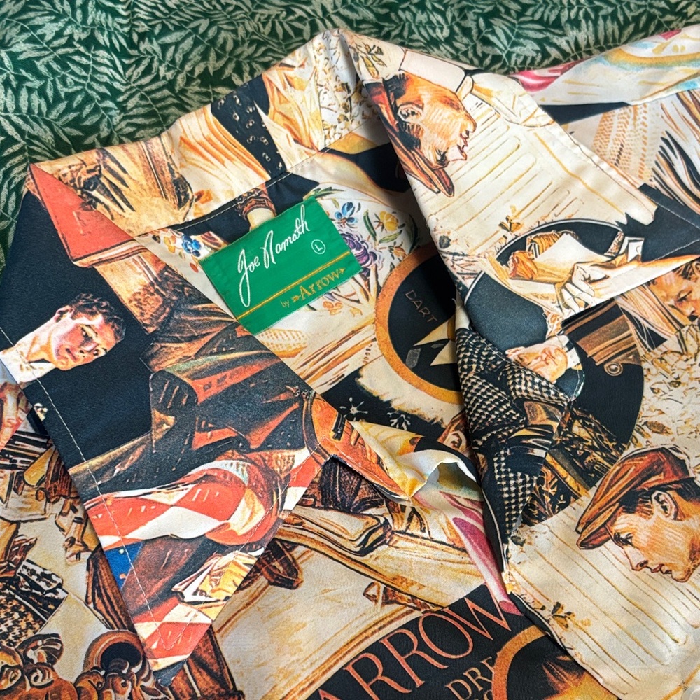 Arrow Men's Artistic Graphic Dress Shirt